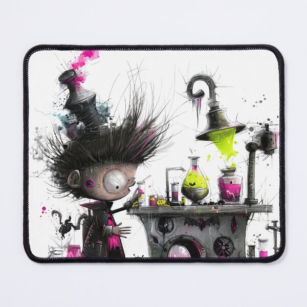 Item preview, Mad Scientist Potion Lab | Creepy Watercolor Dark Art designed and sold by designsdetour.