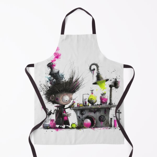 Item preview, Mad Scientist Potion Lab | Creepy Watercolor Dark Art designed and sold by designsdetour.