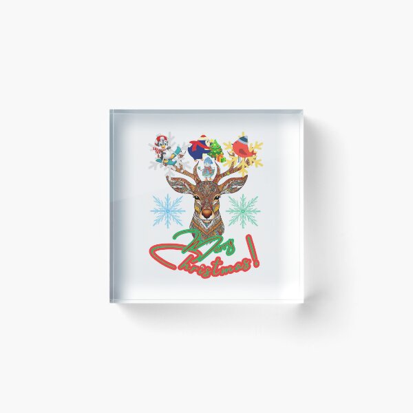 Item preview, Deer Merry Christmas designed and sold by RoseAIArtRhythm.