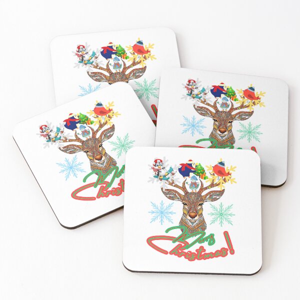 Item preview, Deer Merry Christmas designed and sold by RoseAIArtRhythm.