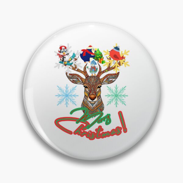Item preview, Deer Merry Christmas designed and sold by RoseAIArtRhythm.