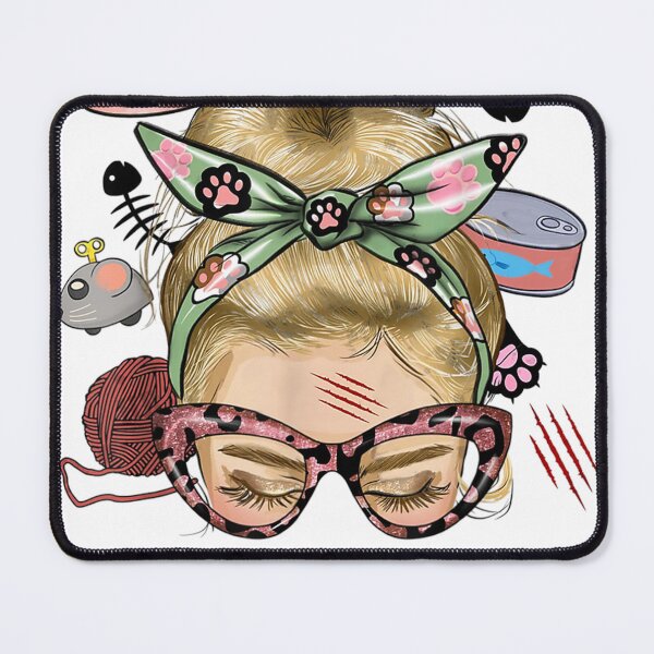 Item preview, Blonde Messy Bun Cat Mom Mothers Day Gift designed and sold by Lapipanst.