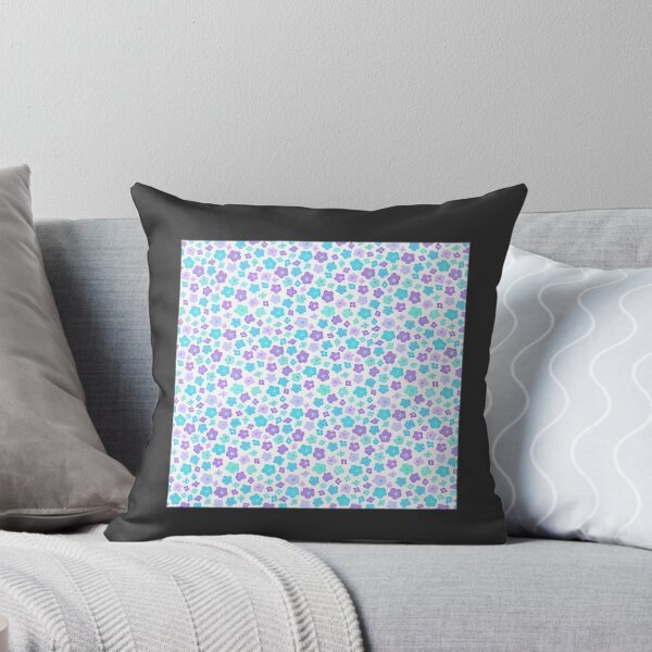 Item preview, Aesthetic Small Floral Pattern with Purple, Turquoise, and Lilac Ditsy Flowers designed and sold by ABDELAZIZ SEFFAL.