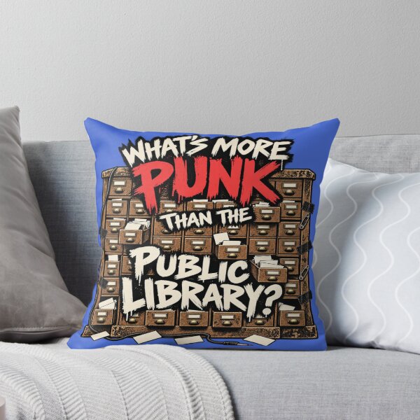 Item preview, Punk Librarian Card Catalog Wall of Sound designed and sold by POD DYNASTY | Original Print On Demand T-Shirt Graphics.