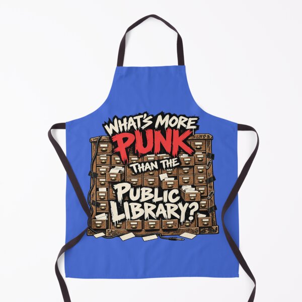 Item preview, Punk Librarian Card Catalog Wall of Sound designed and sold by POD DYNASTY | Original Print On Demand T-Shirt Graphics.