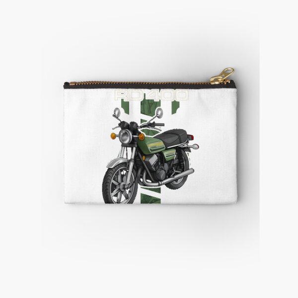 Item preview, Yamaha RD Motorcycle Illustration in Geneva Green Classic Design designed and sold by SirErnest.