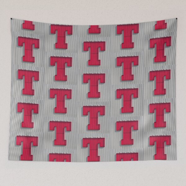 Item preview, T on wall designed and sold by Bluesrose.