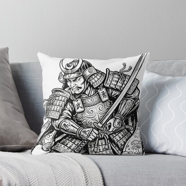 Item preview, The Warrior Creed - Bold Kanji Samurai Warrior Art designed and sold by whiteblackcat.