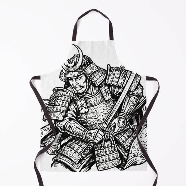 Item preview, The Warrior Creed - Bold Kanji Samurai Warrior Art designed and sold by whiteblackcat.