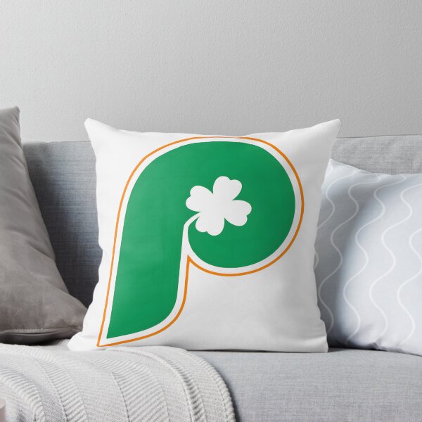 Item preview, Philadelphia Phillies Inspired Retro Irish Four Leaf Clover Design designed and sold by alfurjanitarek1.