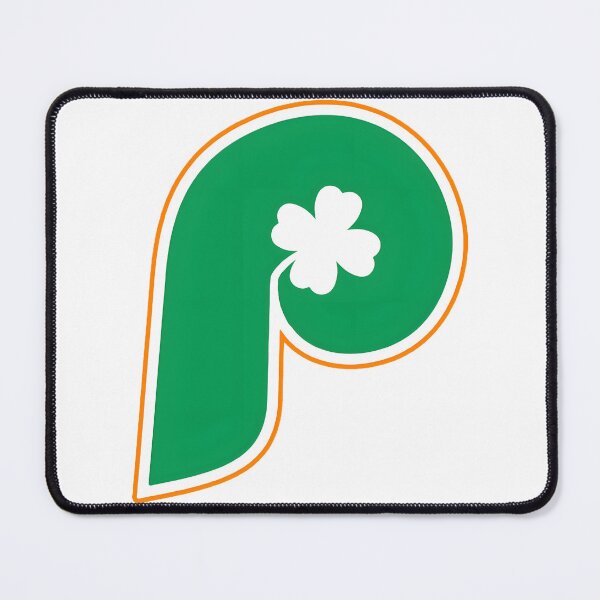 Item preview, Philadelphia Phillies Inspired Retro Irish Four Leaf Clover Design designed and sold by alfurjanitarek1.