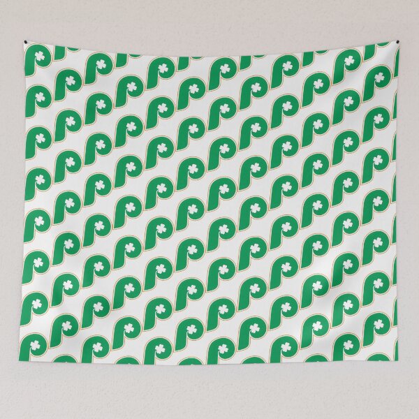 Item preview, Philadelphia Phillies Inspired Retro Irish Four Leaf Clover Design designed and sold by alfurjanitarek1.