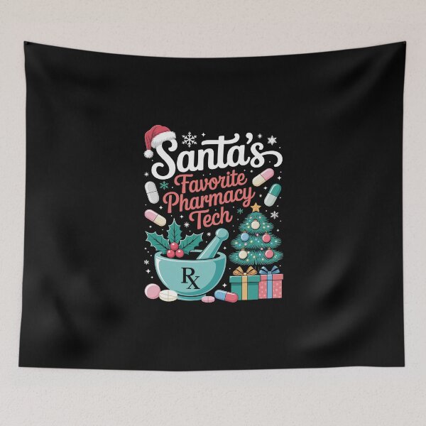 Item preview, Santa's Favorite Pharmacy Tech  designed and sold by jkrphoto.