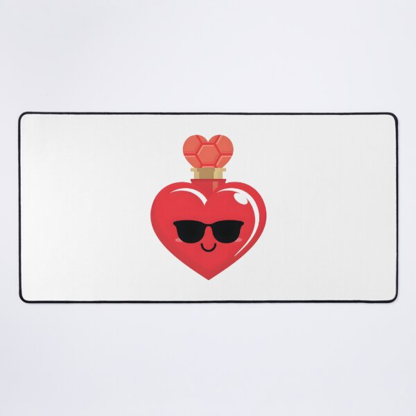 Item preview, Perfume Bottle with Heart Emoji Cute Fragrance Love Design designed and sold by Medamine1.