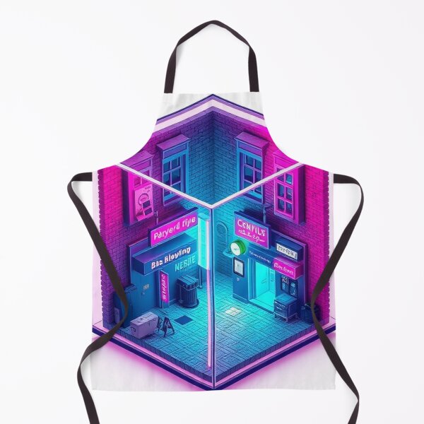 Item preview, Neon Alley Isometric Dreams designed and sold by Wonderful Designs.