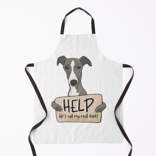 Item preview, Funny Greyhound Dad Design Featuring 'Help He's Not My Real Dad' Humor designed and sold by IseeRobots.