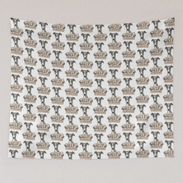 Item preview, Funny Greyhound Dad Design Featuring 'Help He's Not My Real Dad' Humor designed and sold by IseeRobots.