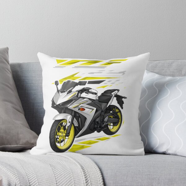 Item preview, Yamaha YZF R Vivid White Motorcycle Art Graphic Design designed and sold by SirErnest.