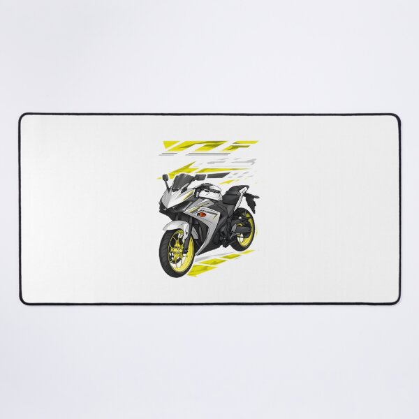 Artikelvorschau, Yamaha YZF R Vivid White Motorrad-Grafikdesign entworfen und verkauft von SirErnest.