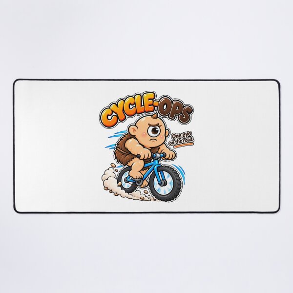 Item preview, Cyclops Cycling Funny Greek Mythology Pun designed and sold by PUNserious.