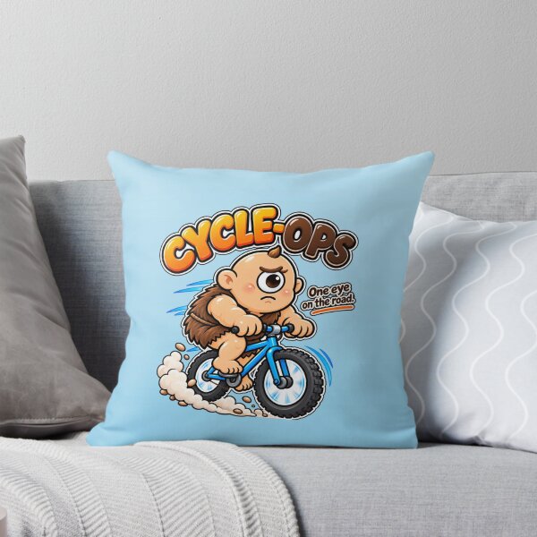 Item preview, Cyclops Cycling Funny Greek Mythology Pun designed and sold by PUNserious.