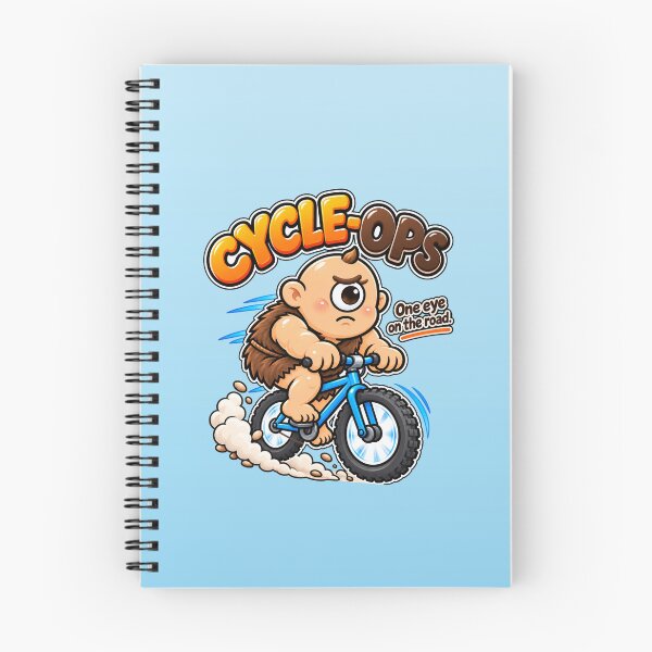 Item preview, Cyclops Cycling Funny Greek Mythology Pun designed and sold by PUNserious.