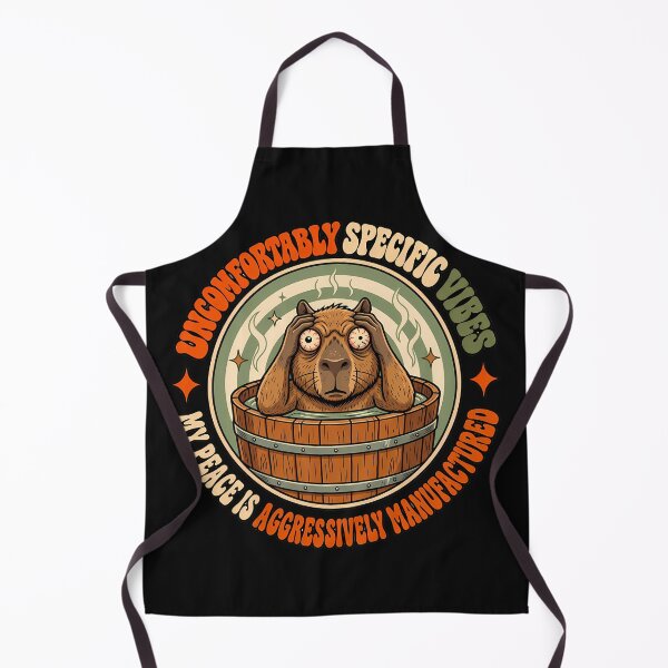 Item preview, Uncomfortably Specific Vibes Capybara Meme Retro Graphic designed and sold by UncomfortablySpecific.