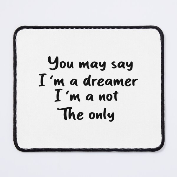 Item preview, Imagine All The People Inspirational Quote Design for Dreamers and Peace Lovers designed and sold by Di-Stefano-Art.
