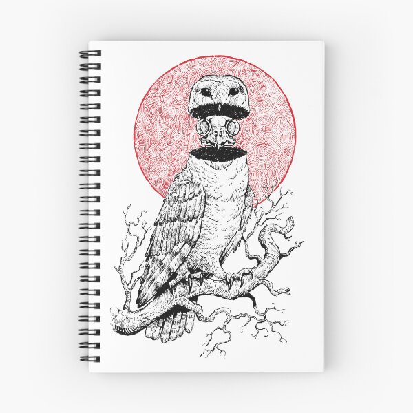 Item preview, Owl with his skull designed and sold by DK13-DESIGN.