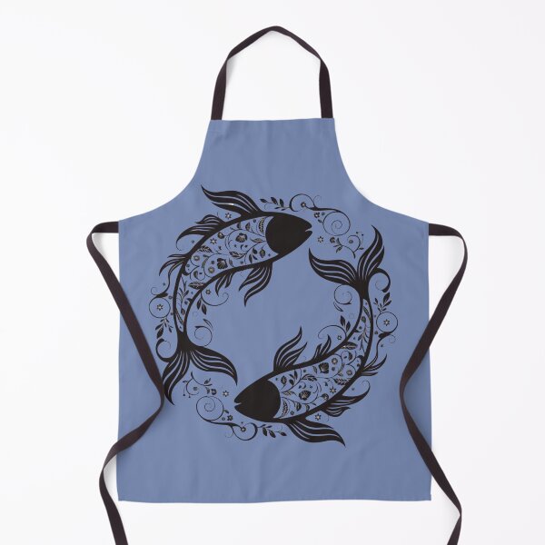 Item preview, Pisces Zodiac Fish – Ornamental Floral Astrology Art designed and sold by Mousy17.
