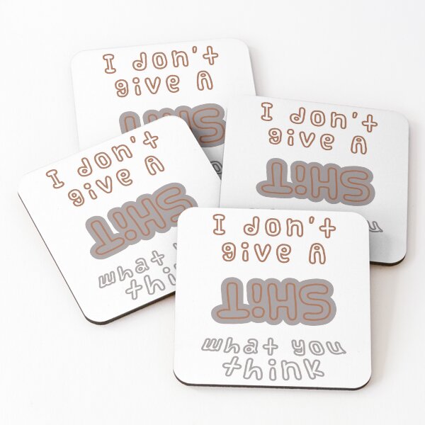 Item preview, I Don’t Give a Shit What You Think – Funny Bold Retro designed and sold by MaurizioDesign.