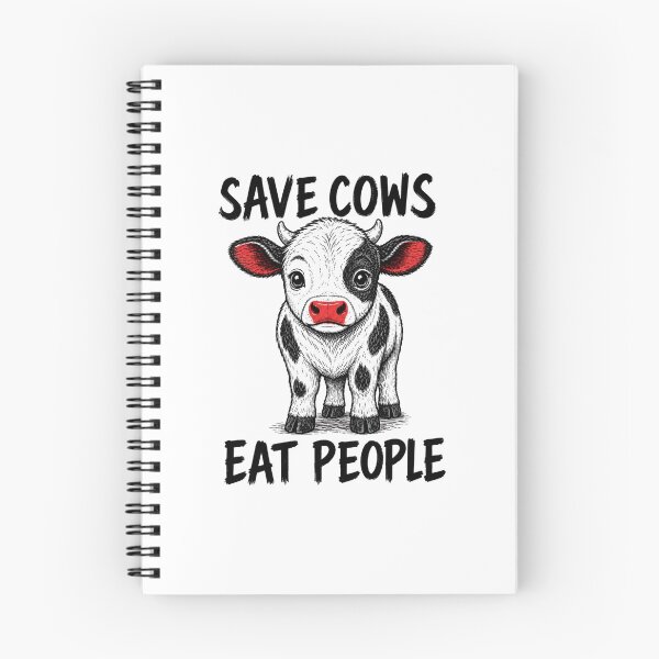 Item preview, Save Cows Eat People Vegan Calf Cow Animal Welfare Animal Rights Veganism Go Vegan designed and sold by Annika Shurafa.