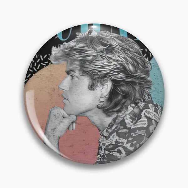 Item preview, George Michael 80s Faded Style Fan Design Long Sleeve #114 designed and sold by betsupha218.