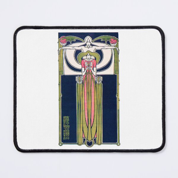 Item preview, Glasgow Institute of Fine Arts poster by Frances Macdonald, J. Herbert McNair, Margaret Macdonald, 1895 designed and sold by Hedrin.