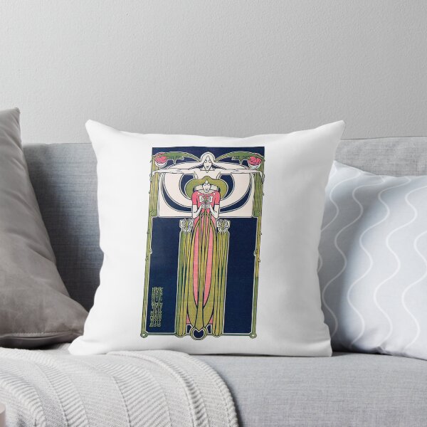 Item preview, Glasgow Institute of Fine Arts poster by Frances Macdonald, J. Herbert McNair, Margaret Macdonald, 1895 designed and sold by Hedrin.