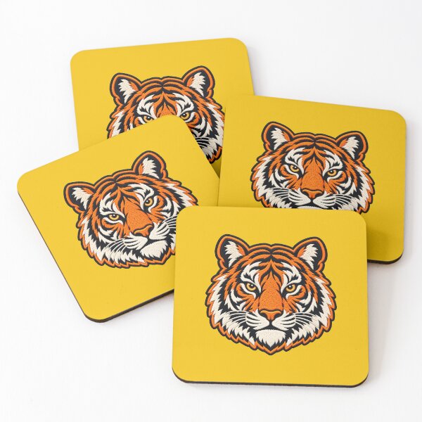 Artikelvorschau, Tigerkopf im Patch-Look entworfen und verkauft von Kisho.