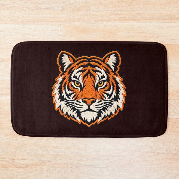 Item preview, Tiger head in patchwork style designed and sold by Kisho.