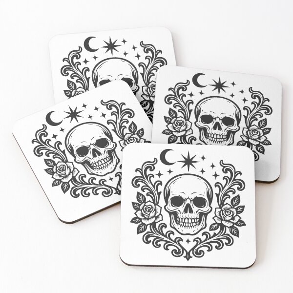 Item preview, Celestial Skull & Roses designed and sold by Sed94.
