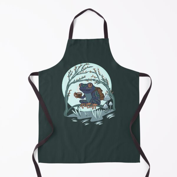 Item preview, Frog Moon Coffee Goblincore Aesthetic Vintage Dark Academia Forest Art designed and sold by LeshanArt.