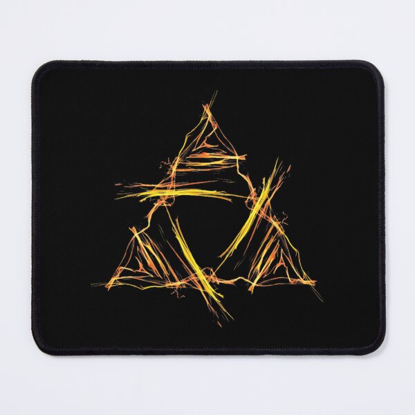 Item preview, Golden Triforce Symbol Design Inspired by Legendary Game Icon designed and sold by resistornado.