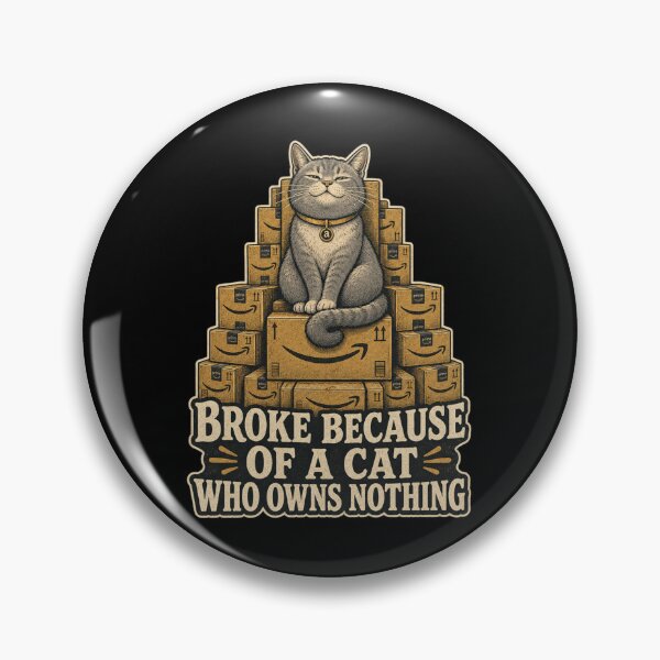Item preview, Broke Because Of A Cat Who Owns Nothing Shirt, Funny Cat Owner T-Shirt, Cat Mom Tee, Cat Lover Gift Shirt, Vintage Funny Pet Graphic designed and sold by TshirtsLabs.