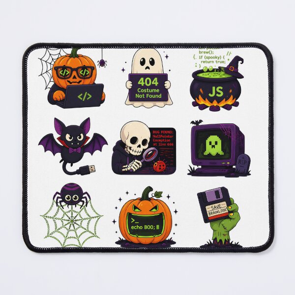 Item preview, Spooky Computer Science & Halloween Programmer Sticker Pack designed and sold by aysenism.