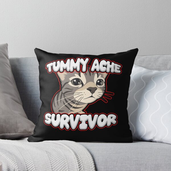 Aperçu de l'œuvre Chat mignon survivant d'un mal de ventre créée et vendue par SleekVisuals.