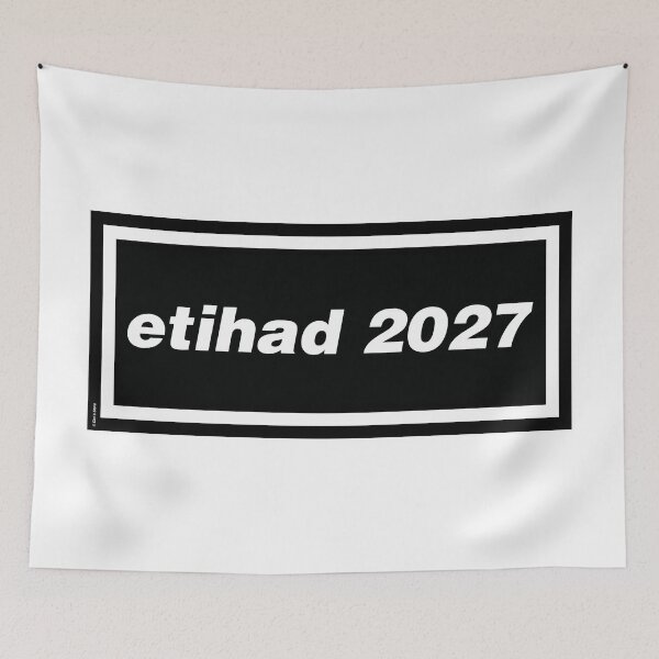 Item preview, Etihad 2027 - Oasis Reunion Gallagher 90s Band Artwork designed and sold by DCS Designs.