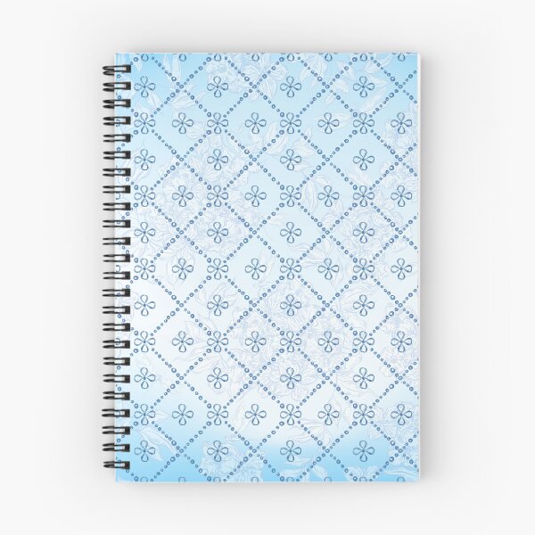 Item preview, Soft Blue Floral Trellis Pattern | Aesthetic Vintage Tile Pattern designed and sold by FKA1Design.