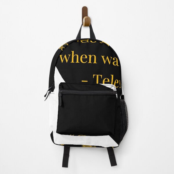 Item preview, Telemachus Quote – The Odyssey Gold Text Black Heart designed and sold by TheIconSmith.