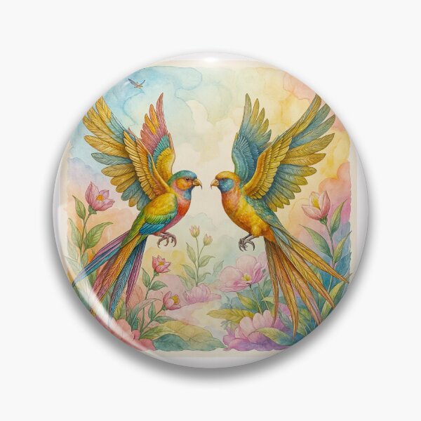 Item preview, Exotic Beautiful Birds - Crystal lovebirds designed and sold by Helios Be. Lavsh.