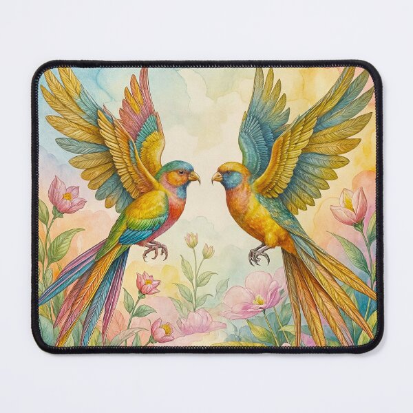 Item preview, Exotic Beautiful Birds - Crystal lovebirds designed and sold by Helios Be. Lavsh.
