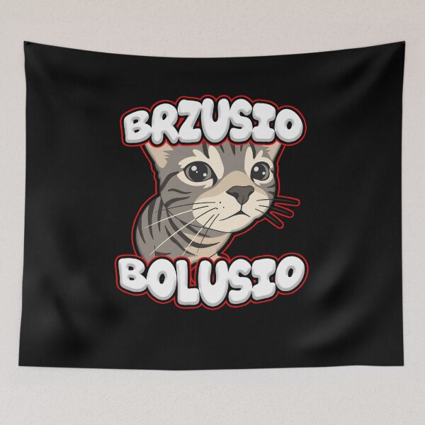 Item preview, Brzusio bolusio Cute cat designed and sold by SleekVisuals.