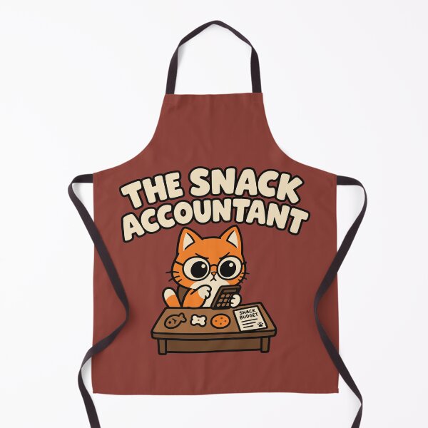 Item preview, The Snack Accountant Funny Cat Budget designed and sold by MewMade.